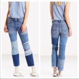 Levi’s 517 Patchwork Jeans